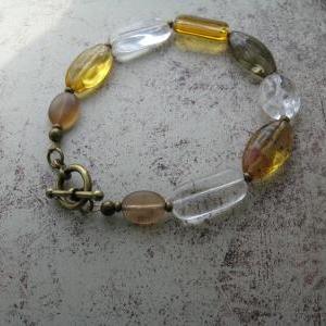 Honey Mix Glass Bracelet